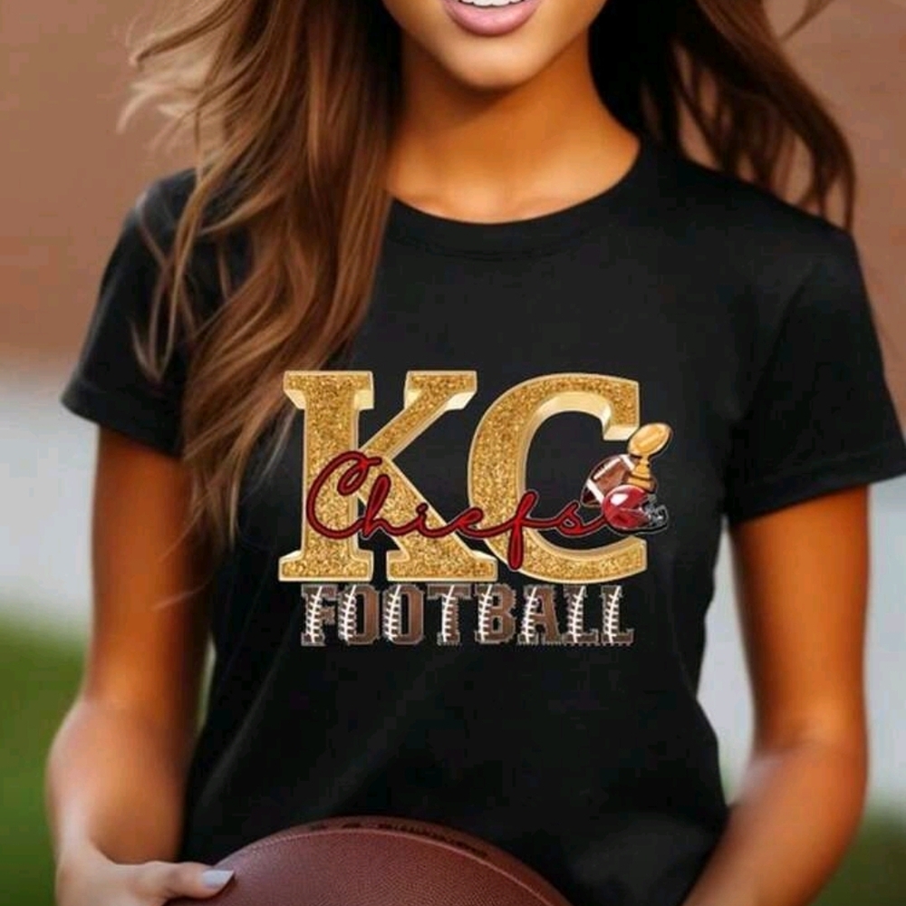 KC Chiefs Football T-Shirt